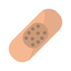 band plaster first aid icon vector illustration eps 10