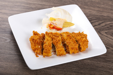 Crispy Pork with cheese