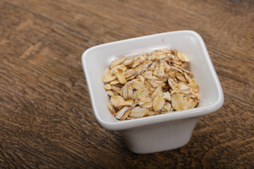 Raw oatmeal