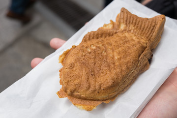 Taiyaki (Japanese fish shaped cake)