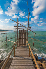 Fototapeta premium Termoli (Italy) - A touristic city on Adriatic sea in the province of Campobasso, Molise region, southern Italy