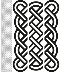 Celtic pattern. Element of Celtic or Irish ornament