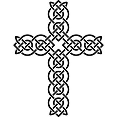 Celtic pattern. Element of Celtic or Irish ornament