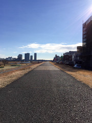 Tama river, Tokyo, Japan - 多摩川 土手