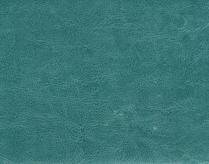 Dark cyan color leather texture.