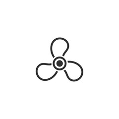 Obraz premium Fan - vector icon.