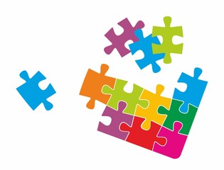 Fototapeta premium puzzle1002b