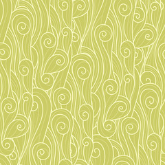 vector seamless pattern doodle swirl and line vertical monochrome
