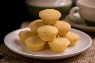 Pineapple cup cookie