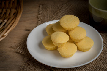 Pineapple cup cookie
