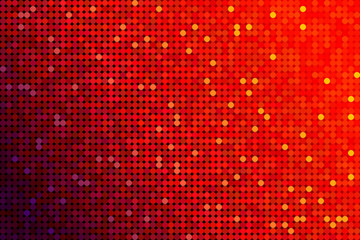 Red backdrop for flyer