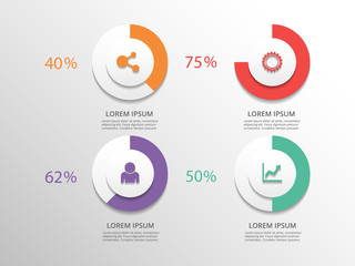 Infographic design template Info graphic Elements process infographics
