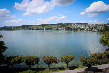 Lake Zurich in Rapperswil, Switzerland
