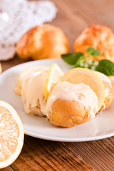 Lemon Profiteroles. 