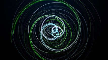 Fantastic eco particle background design illustration