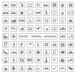 Icons Hotel, Travel and Holiday