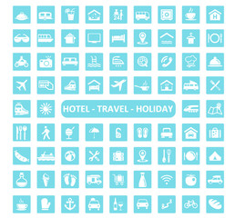 Icons Hotel, Travel and Holiday