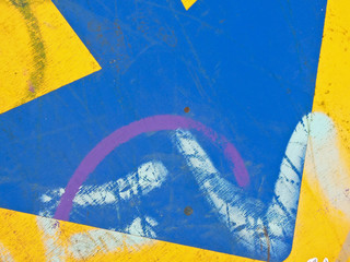 Abstract composition with colors