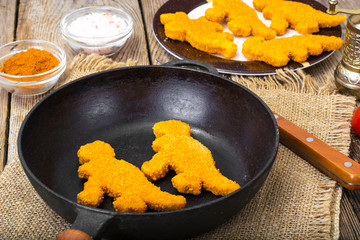 Fish nuggets for kids  Dinosaurs