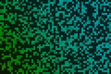 green and black pixel background