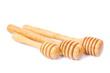 Wooden honey stick.