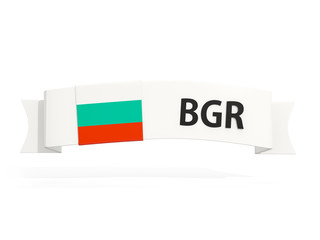 Flag of bulgaria on banner