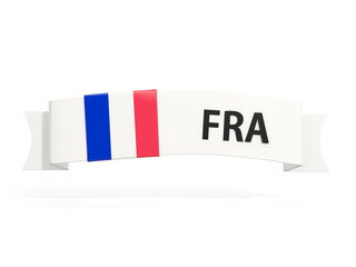 Flag of france on banner