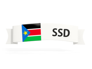 Flag of south sudan on banner