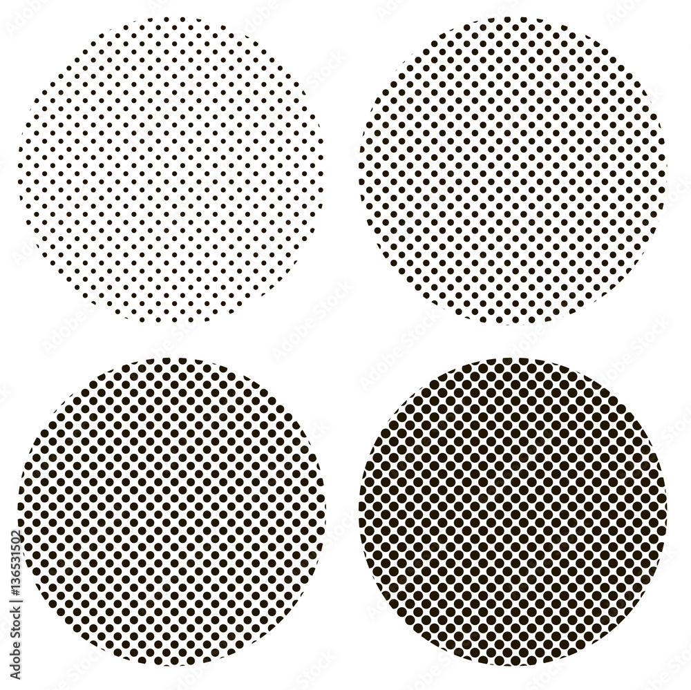 Poster circle dots pattern pop art