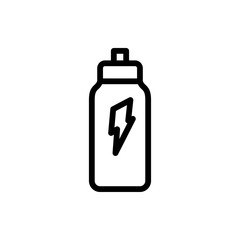 energetic drink icon illustration