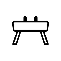 gymnastic apparatus icon illustration