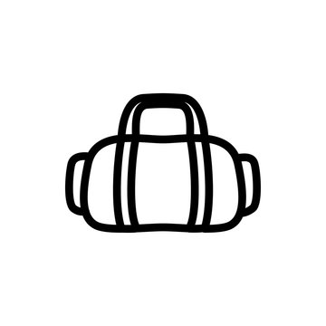Sport Bag Icon Illustration