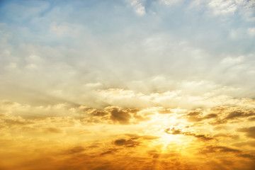 sky, cloud, The rising sun, abstract, background