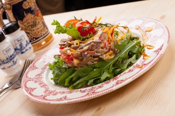 bright meat salad