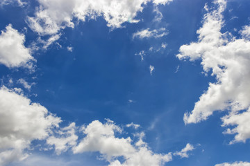 Fototapeta premium blue sky and white clouds