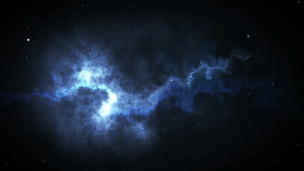 Realistic Galaxy Milky Way. Colorful space background