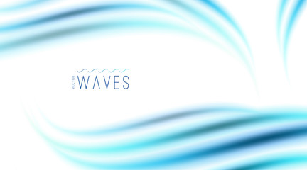 abstract background with waves