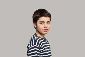 Portrait of teen boy