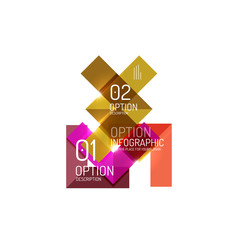 Abstract background, geometric infographic option templates