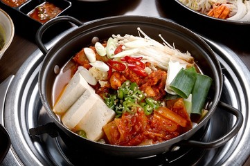 dwaeji kimchi jjigae. Pork and Kimchi Stew