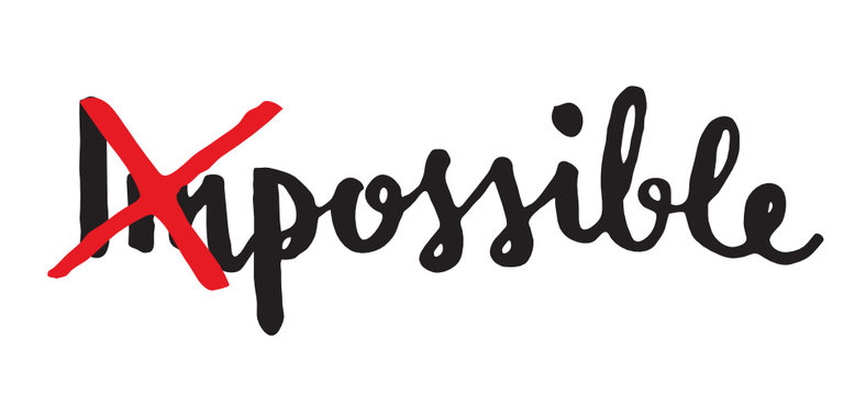 (IM)POSSIBLE Motivational Quote