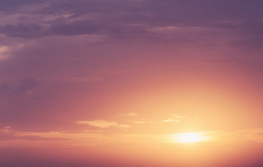 sunset and sunrise sky.