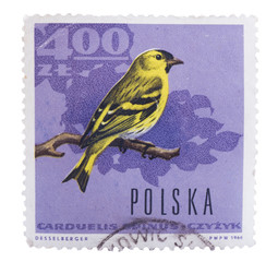 POLAND - CIRCA 1966: A stamp printed in  shows European go
