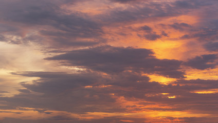 sunset and sunrise sky.