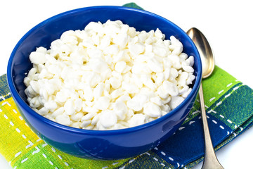 Healthy food. Cottage cheese