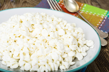 Healthy food. Cottage cheese
