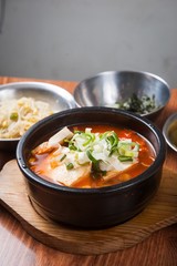 dwaeji kimchi jjigae. Pork and Kimchi Stew