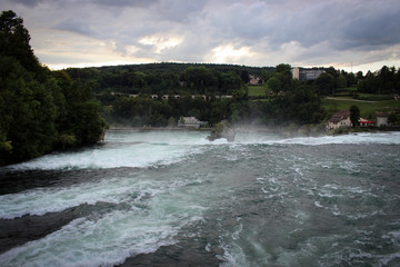 The Rhine Falls near Schaffhausen, Switzerland