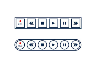 Fototapeta premium playback buttons