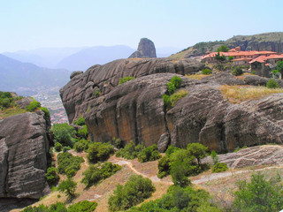 Monasteries of Meteora, Greece.